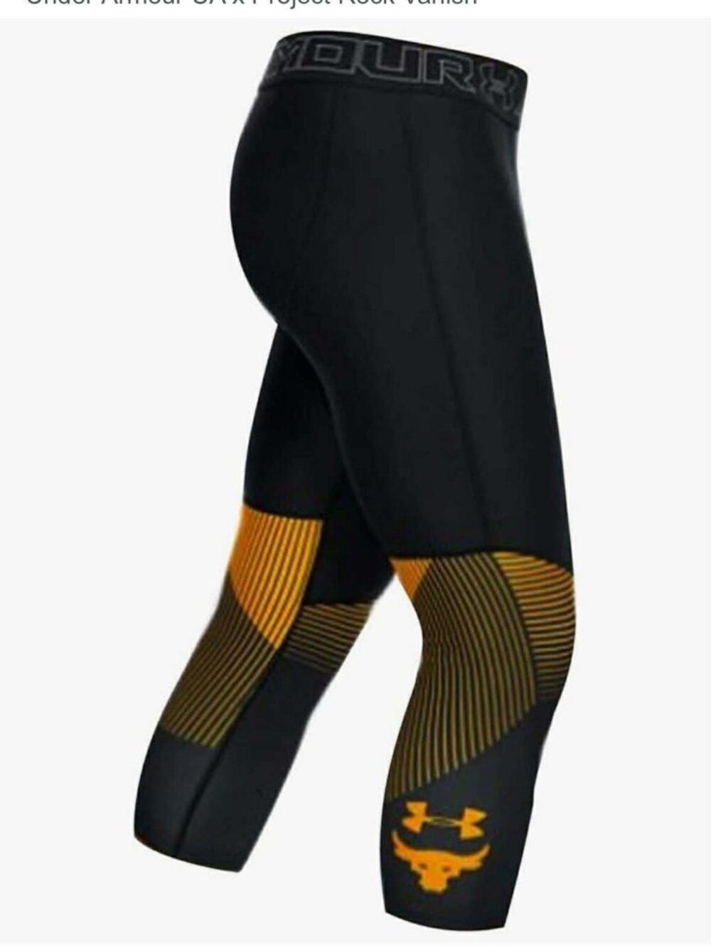 Under Armour Project Rock HeatGear Compression Leggings Tights Men’s L